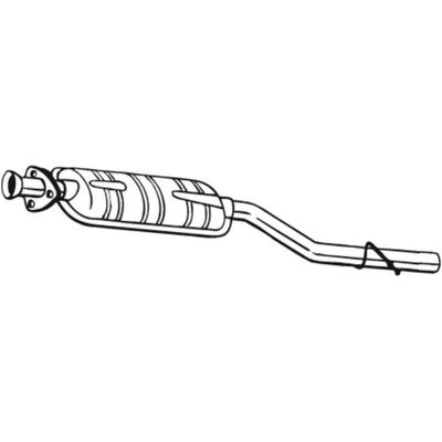 Bosal 175-023 Middendemper voor Mercedes C-Klasse Bosal 175-023 Middendemper voor Mercedes C-Klasse