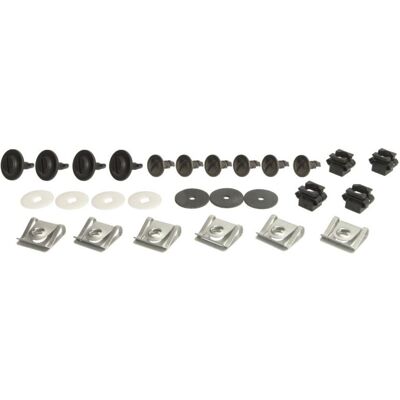 ROMIX Model 90225 Motorafdekking Bevestigingselementen - Motorbeschermingsonderdeel voor VW, Audi, Skoda, Seat ROMIX Model 90225 Motorafdekking Bevestigingselementen - Motorbeschermingsonderdeel voor VW, Audi, Skoda, Seat