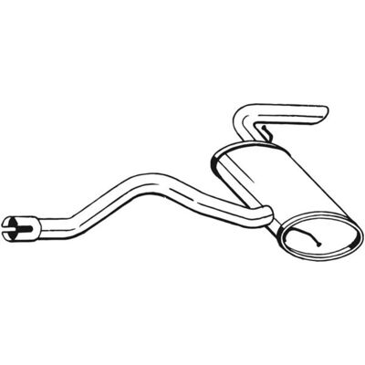 BOSAL Vito/Mercedes-Benz Geluiddemper BOSAL Vito/Mercedes-Benz Geluiddemper