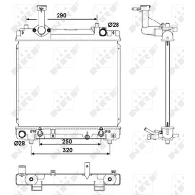 NRF Pixo Alto VII - Aluminium Radiator NRF Pixo Alto VII - Aluminium Radiator