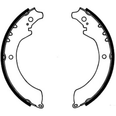 Akebono C06007ABE Remschoenen - Achter voor Daihatsu Rocky SUV & Cabriolet Akebono C06007ABE Remschoenen - Achter voor Daihatsu Rocky SUV & Cabriolet