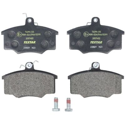 Textar Remblok Audi Volvo - Voor - 20574 Textar Remblok Audi Volvo - Voor - 20574