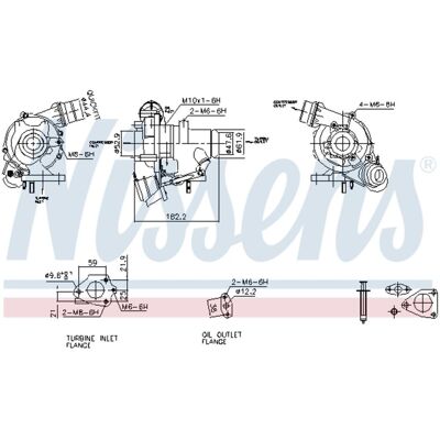 Nissens Dacia Duster Turbocharger - Turbo voor Euro 5 Dieselvoertuigen Nissens Dacia Duster Turbocharger - Turbo voor Euro 5 Dieselvoertuigen