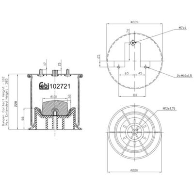 FEBI BILSTEIN 102721 Veerslag - Veerslag FEBI BILSTEIN 102721 Veerslag - Veerslag