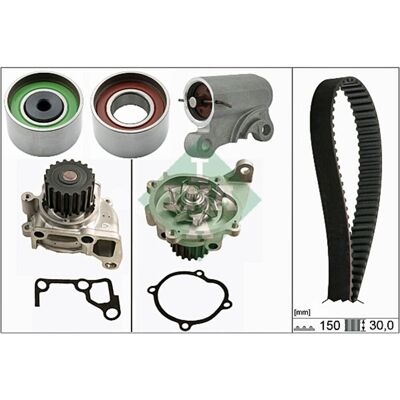 Schaeffler Ina Waterpomp + distributieriem set INA 530 0519 30 Schaeffler Ina Waterpomp + distributieriem set INA 530 0519 30
