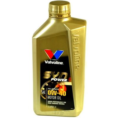 Valvoline SynPower 0W-40 Motorolie - Geschikt voor VW, Renault, BMW, Mercedes-Benz, Audi Valvoline SynPower 0W-40 Motorolie - Geschikt voor VW, Renault, BMW, Mercedes-Benz, Audi