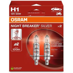 OSRAM Night Breaker Silver H1 55 W 12 V - Koplamp OSRAM Night Breaker Silver H1 55 W 12 V - Koplamp