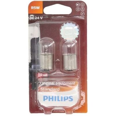 Philips 13821B2 Geel R5W 24V 5W Achter parkeerlicht Philips 13821B2 Geel R5W 24V 5W Achter parkeerlicht
