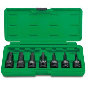 TOPTUL Impact Socket Set - Zeskant 1/2" 4-12mm TOPTUL Impact Socket Set - Zeskant 1/2" 4-12mm