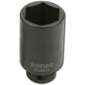 Sonic 1/2" Zeskant socket lang - Steeksleutel Sonic 1/2" Zeskant socket lang - Steeksleutel