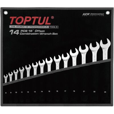 TOPTUL GPAB1404 Gereedschapsset - 14-delige Sleutelset TOPTUL GPAB1404 Gereedschapsset - 14-delige Sleutelset