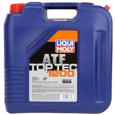 Automatische transmissieolie LIQUI MOLY 3683 TopTec 1200 20L Automatische transmissieolie LIQUI MOLY 3683 TopTec 1200 20L