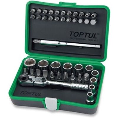 TOPTUL GADW4501 Gereedschapsset - 45 stuks, 1/4 inch TOPTUL GADW4501 Gereedschapsset - 45 stuks, 1/4 inch