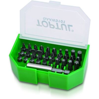 TOPTUL GAAW3101 31-delige set met zeshoekige schroevendraaierbits TOPTUL GAAW3101 31-delige set met zeshoekige schroevendraaierbits