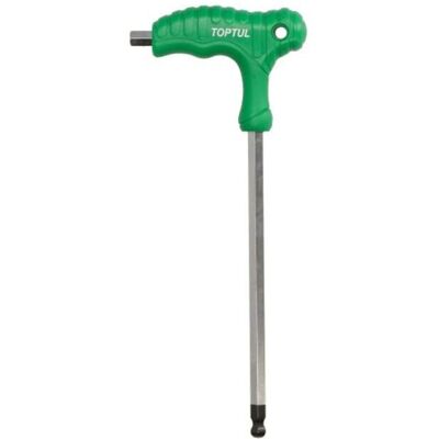 TOPTUL Inbussleutel 10 mm met Kugelkop, T-handle TOPTUL Inbussleutel 10 mm met Kugelkop, T-handle