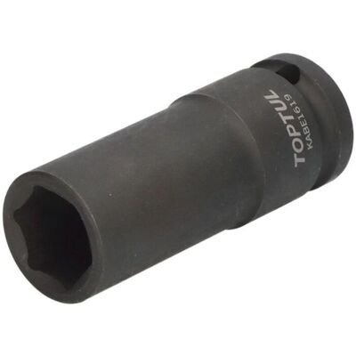 TOPTUL Impactreeds - 1/2 inch, 19 mm zeshoek, 6 punten TOPTUL Impactreeds - 1/2 inch, 19 mm zeshoek, 6 punten
