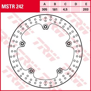 TRW MSTR242 Stalen Remschijf - Motorfiets, 4.5mm, 305mm TRW MSTR242 Stalen Remschijf - Motorfiets, 4.5mm, 305mm