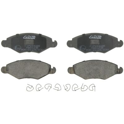 Remblokset ABE C1P034, voor Remblokset ABE C1P034, voor