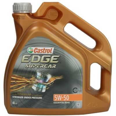 Castrol Edge Supercar 5W-50 Motorolie - Motorolie Castrol Edge Supercar 5W-50 Motorolie - Motorolie