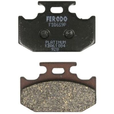 Ferodo FDB659 Platinum Remblokkenset - Schijf - Unisex Ferodo FDB659 Platinum Remblokkenset - Schijf - Unisex