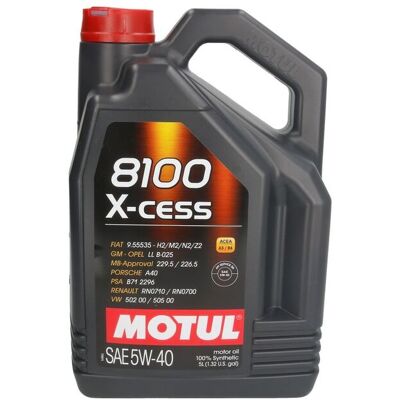 Motul 8100 X-cess 5W-40 - 5 l Motul 8100 X-cess 5W-40 - 5 l