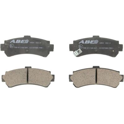 Remblokset ABE C21037, achter Remblokset ABE C21037, achter