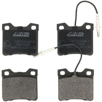 Remblokset ABE C2P002, achter Remblokset ABE C2P002, achter