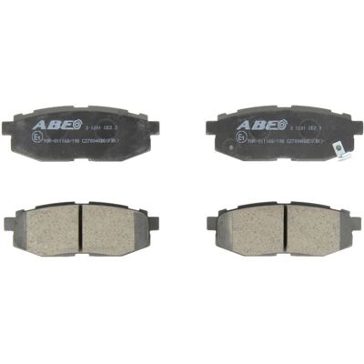 Remblokset ABE C27004, achter Remblokset ABE C27004, achter