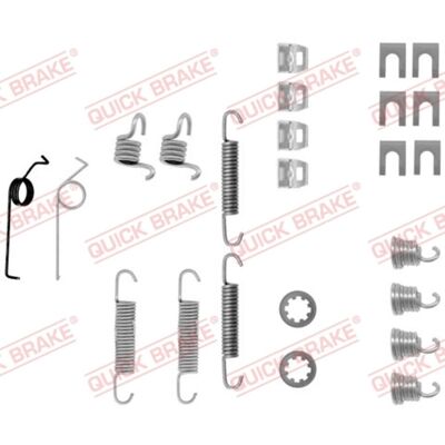 Toebehorenset, remschoenen QUICK BRAKE 105-0519 Toebehorenset, remschoenen QUICK BRAKE 105-0519