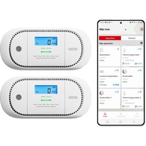 X-Sense XC01-M Koolmonoxidemelder - Link+ Pro 2-pack X-Sense CO-melder X-Sense XC01-M Koolmonoxidemelder - Link+ Pro 2-pack X-Sense CO-melder