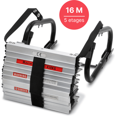 SAVS ESC-1600 Vluchtladder 16 meter SAVS ESC-1600 Vluchtladder 16 meter