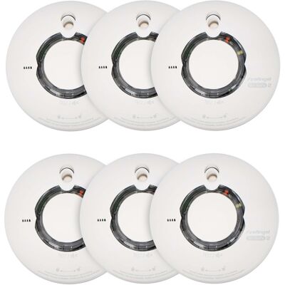 FireAngel WST-630T-BNLT Rookmelder 6-pack FireAngel WST-630T-BNLT Rookmelder 6-pack