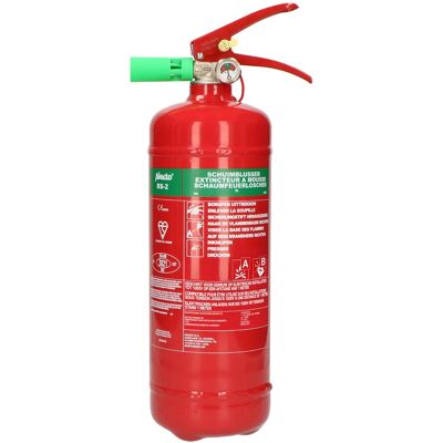 Alecto BS-2 Brandblusser schuim 2 liter Alecto BS-2 Brandblusser schuim 2 liter