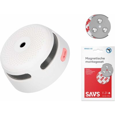 X-Sense XS01 Rookmelder - 1-pack + SAVS® Montageset X-Sense XS01 Rookmelder - 1-pack + SAVS® Montageset