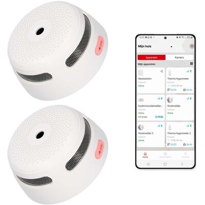 X-Sense XS01-WX Rookmelder - Slimme melder WiFi - 2-pack X-Sense XS01-WX Rookmelder - Slimme melder WiFi - 2-pack