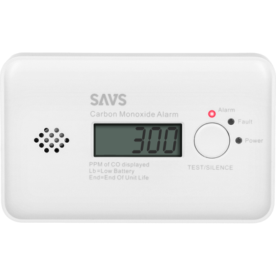 SAVS C10 Koolmonoxidemelder SAVS CO-melder SAVS C10 Koolmonoxidemelder SAVS CO-melder