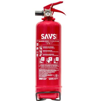 SAVS Brandblusser poeder 1 kg SAVS Brandblusser poeder 1 kg