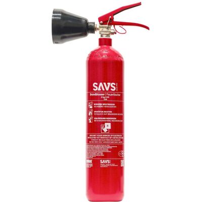 SAVS CO2 Brandblusser 2 kg SAVS CO2 Brandblusser 2 kg