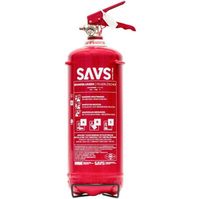 SAVS Brandblusser poeder 3 kg SAVS Brandblusser poeder 3 kg
