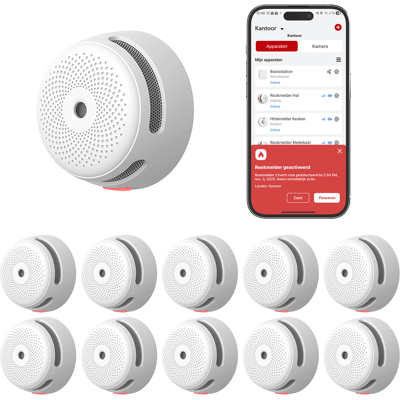 X-Sense XS01-M Slimme rookmelders - Link+ Pro 10-pack X-Sense XS01-M Slimme rookmelders - Link+ Pro 10-pack