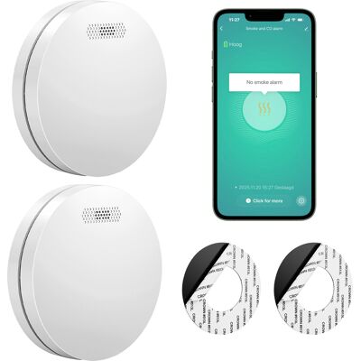 SAVS SM11W Rookmelder Slim - Tuya 2-pack SAVS SM11W Rookmelder Slim - Tuya 2-pack