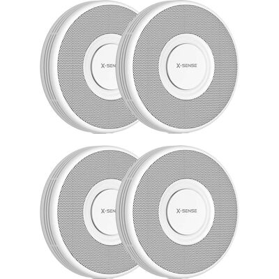 X-Sense XS0B-MR Rookmelder Link+ Pro - Gesproken meldingen 4-pack X-Sense XS0B-MR Rookmelder Link+ Pro - Gesproken meldingen 4-pack