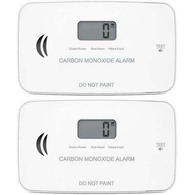 SAVS CO08 Koolmonoxidemelder 2-pack SAVS CO-melder SAVS CO08 Koolmonoxidemelder 2-pack SAVS CO-melder