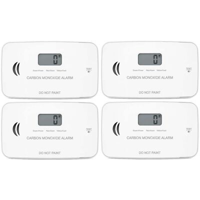 SAVS CO08 Koolmonoxidemelder 4-pack SAVS CO-melder SAVS CO08 Koolmonoxidemelder 4-pack SAVS CO-melder