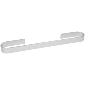 QUVIO Handdoekhouder platte stang met ronding - 45 cm - Zilver QUVIO Handdoekhouder platte stang met ronding - 45 cm - Zilver