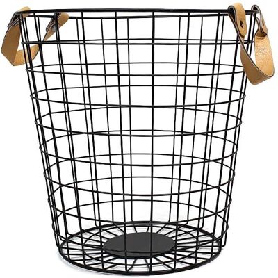 QUVIO Opbergmand draadstaal - Groot - 38 x 38 x 37,5 cm QUVIO Opbergmand draadstaal - Groot - 38 x 38 x 37,5 cm