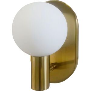 QUVIO Gouden wandlamp - 1 lichtpunt - Metaal - Glas QUVIO Gouden wandlamp - 1 lichtpunt - Metaal - Glas