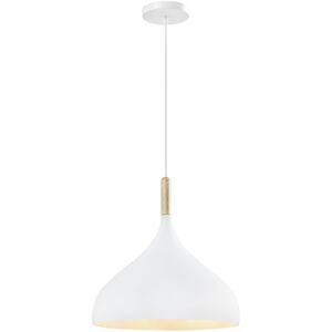 Scandinavische Hanglamp QUVIO - Waterdruppelvorm - D 33cm - Wit Scandinavische Hanglamp QUVIO - Waterdruppelvorm - D 33cm - Wit
