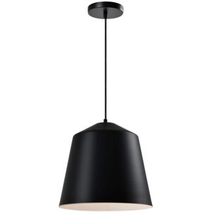 QUVIO Hanglamp modern - Kokerlamp - D 33 cm - Zwart QUVIO Hanglamp modern - Kokerlamp - D 33 cm - Zwart