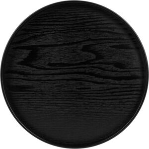 QUVIO Houten dienblad rond - Diameter 24 cm - Zwart QUVIO Houten dienblad rond - Diameter 24 cm - Zwart